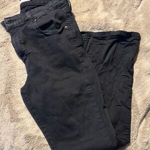 Women's Black Levi Strauss Jeans - Classic 726 flare Fit